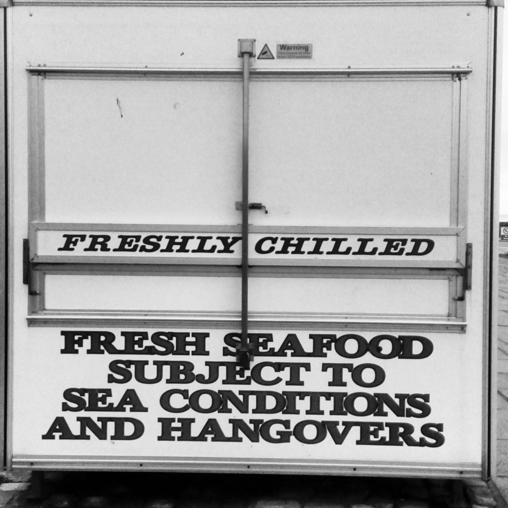 Food subject to hangover. Folkestone.